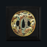 Gilded Asian Medallion by Vision Studio Gift Box<br><div class="desc">Unique print of a gilded Asian medallion by Vision Studio. A rainbow of autumnal colours stroke the eye,  giving the medallion a warm feel against the black background. Get your copy today!</div>