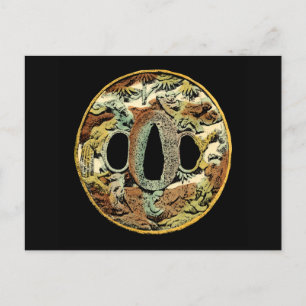 Gilded Asian Medallion by Vision Studio Postcard