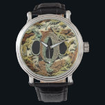 Gilded Asian Medallion by Vision Studio Watch<br><div class="desc">Unique print of a gilded Asian medallion by Vision Studio. A rainbow of autumnal colours stroke the eye,  giving the medallion a warm feel against the black background. Get your copy today!</div>
