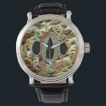 Gilded Asian Medallion by Vision Studio Watch<br><div class="desc">Unique print of a gilded Asian medallion by Vision Studio. A rainbow of autumnal colours stroke the eye, giving the medallion a warm feel against the black background. Get your copy today!</div>