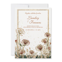 Gilded Astrantia Botanical Cream Wedding