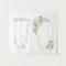 Gilded Blooms Baby Name Milestone Photo