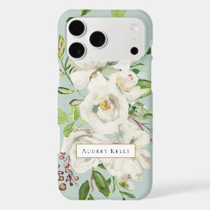 Gilded Blooms Custom Monogram Mint