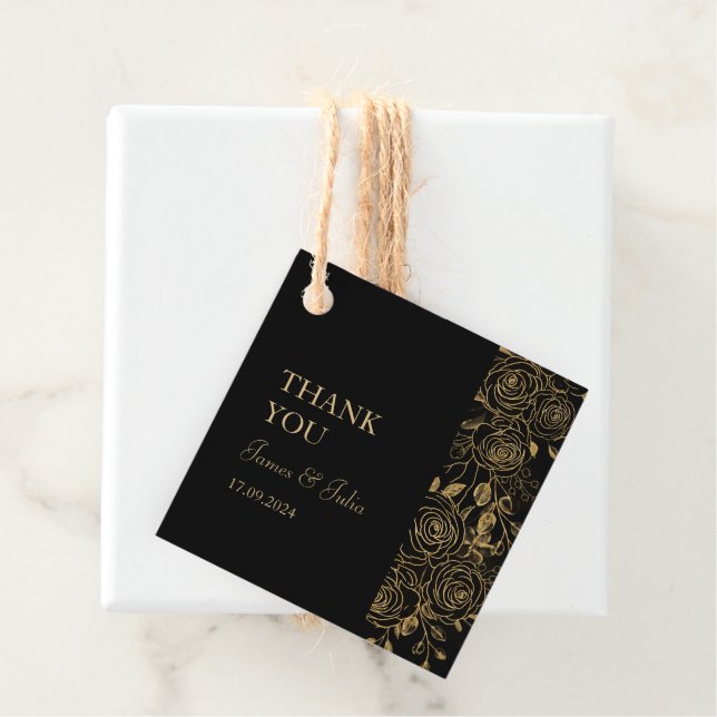 GILDED Blooms Favour Tags (In Situ)