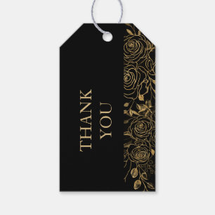 GILDED Blooms Gift Tags