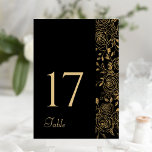 GILDED Blooms Table Number<br><div class="desc">Made for you!</div>
