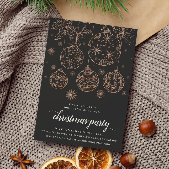 Gilded | Christmas Holiday Party Invitation (Creator Uploaded)