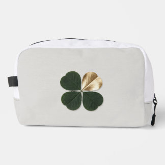 Gilded Clover Luxe Two-Tone Ritual Toiletry Bag