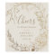 Gilded Floral | Cream Cheers Wedding Wine Labels