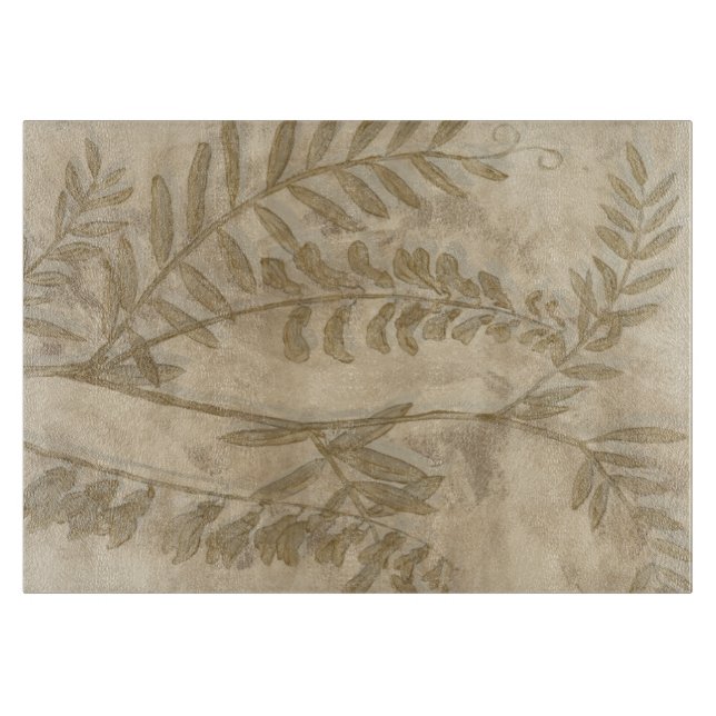 Gilded Foliage I Cutting Board (Front)