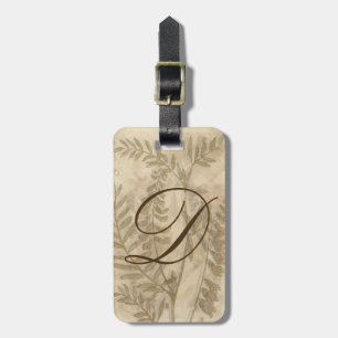Gilded Foliage I Luggage Tag