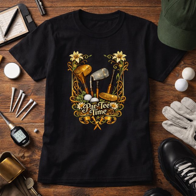 Gilded Golf Par-Tee Time T-Shirt (Creator Uploaded)