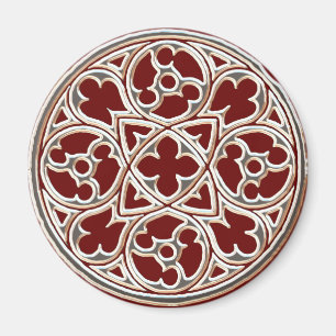 Gilded Gothic Window Magnet
