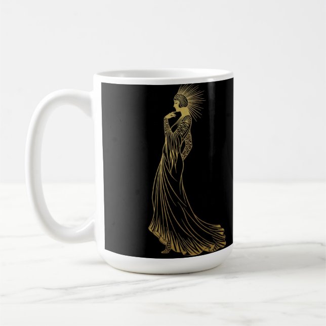 Gilded Grace Coffee Mug (Left)