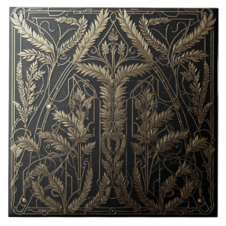 Gilded Grain Harvest Ceramic Tile