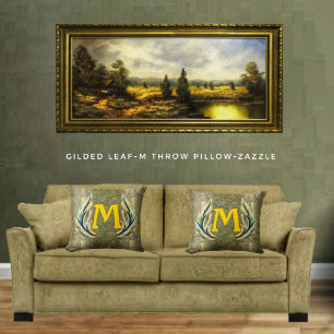 Gilded Leaf-M Cushion