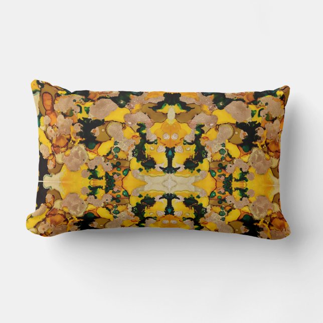 Gilded Lumbar Cushion (Front)