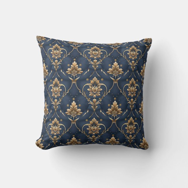 Gilded Midnight Elegance Princesscore Cushion (Front)