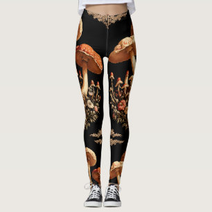 Gilded Mushrooms Leggings