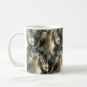 Gilded Pearls Coffee Mug