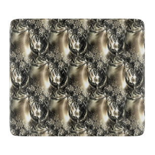 Gilded Pearls Cutting Board