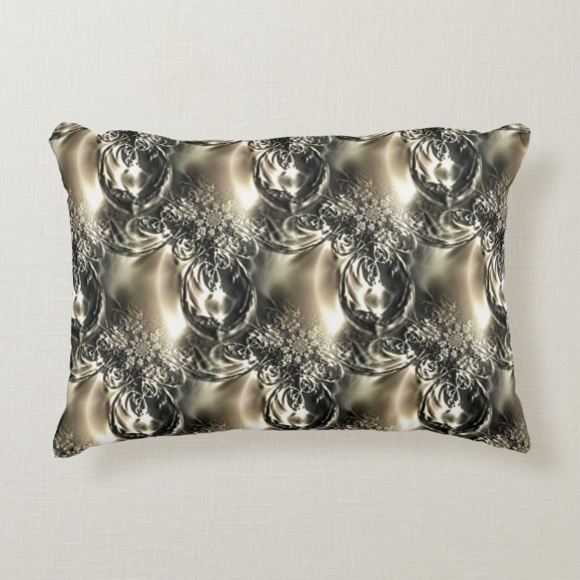 Gilded Pearls Decorative Cushion (Front)