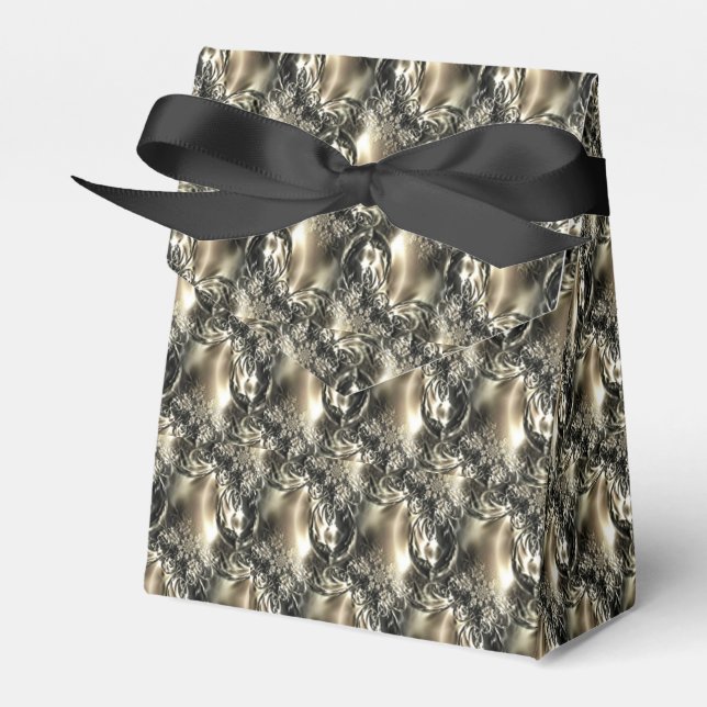 Gilded Pearls Favour Box (Front Side)