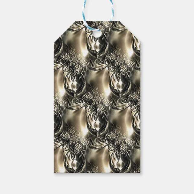 Gilded Pearls Gift Tags (Front)