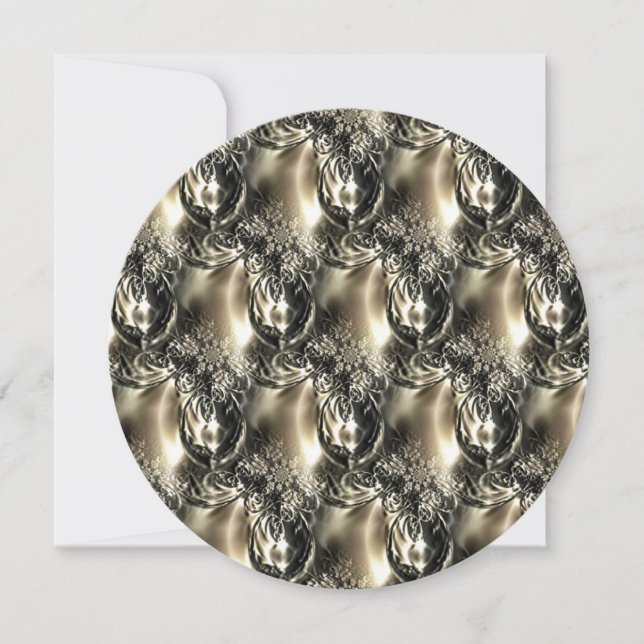 Gilded Pearls Holiday Card (Front)