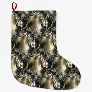 Gilded Pearls Large Christmas Stocking