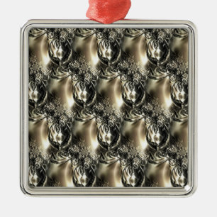 Gilded Pearls Metal Ornament