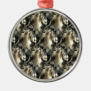 Gilded Pearls Metal Ornament