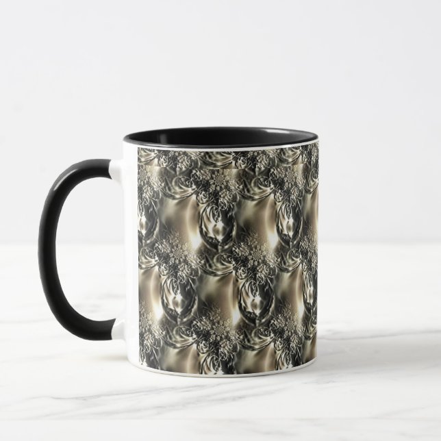 Gilded  Pearls Mug (Left)