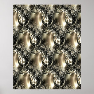Gilded Pearls Poster