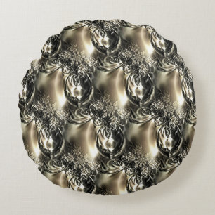 Gilded Pearls Round Cushion