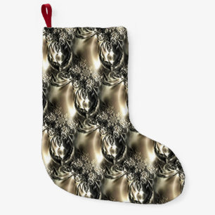 Gilded Pearls Small Christmas Stocking