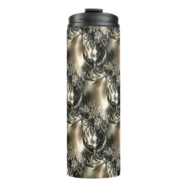 Gilded Pearls Thermal Tumbler (Front)