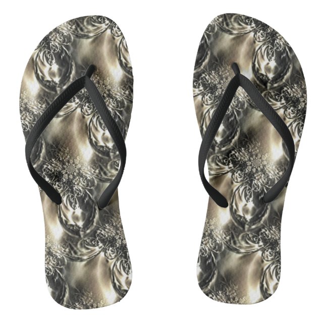 Gilded Pearls Thongs (Footbed)