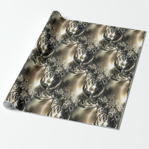 Gilded Pearls Wrapping Paper