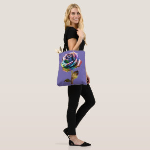 Gilded Petals Tote Bag