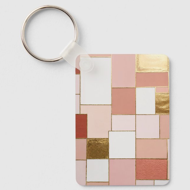 Gilded Rose Geometry Key Ring (Front)