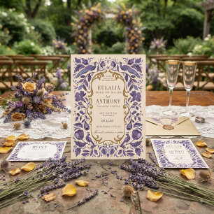 Gilded Royal Elegance Wedding Invitation
