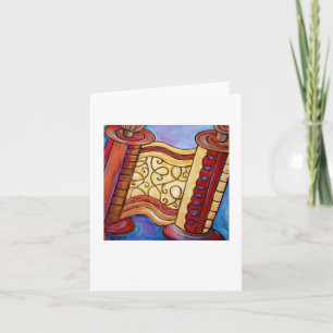 Gilded Scroll Card