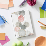 Gilded Spheres iPad Pro Cover<br><div class="desc">Gilded Spheres I by Grace Popp. Features watercolor grey and pink circles in varying sides.</div>
