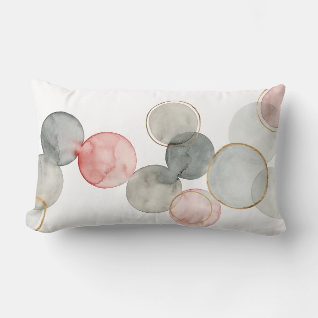 Gilded Spheres Lumbar Cushion (Front)