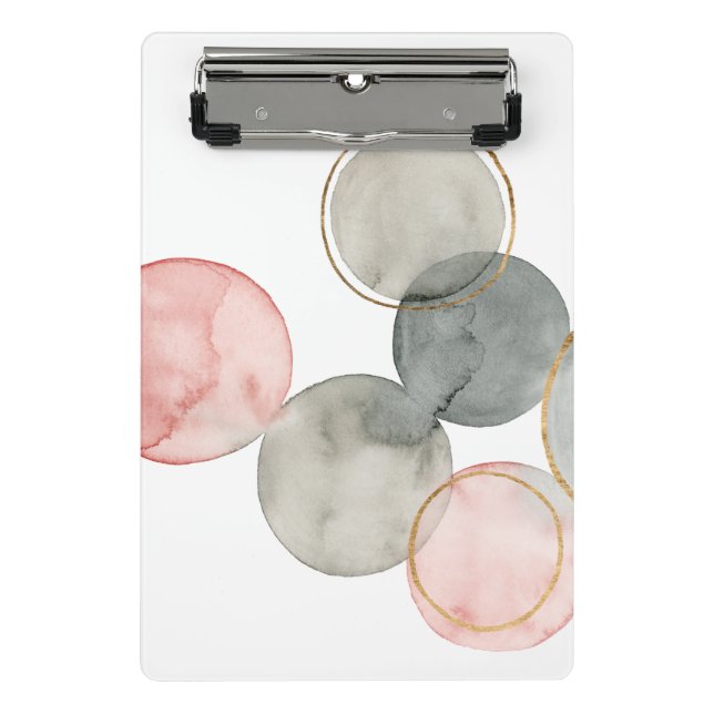 Gilded Spheres Mini Clipboard (Front)