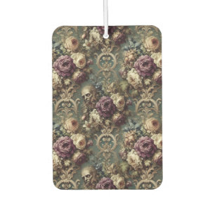 Gilded Unease – Gothic Victorian Floral Design Car Air Freshener