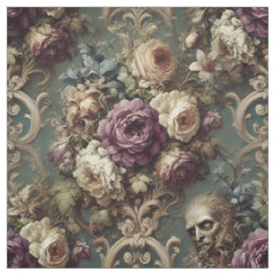 Gilded Unease – Gothic Victorian Statement Tile Fabric