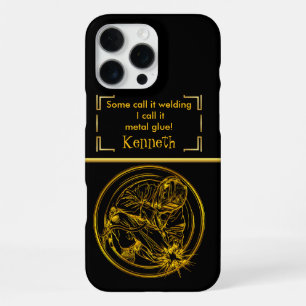 Gilded Welding Precision iPhone 16 Pro Max Case