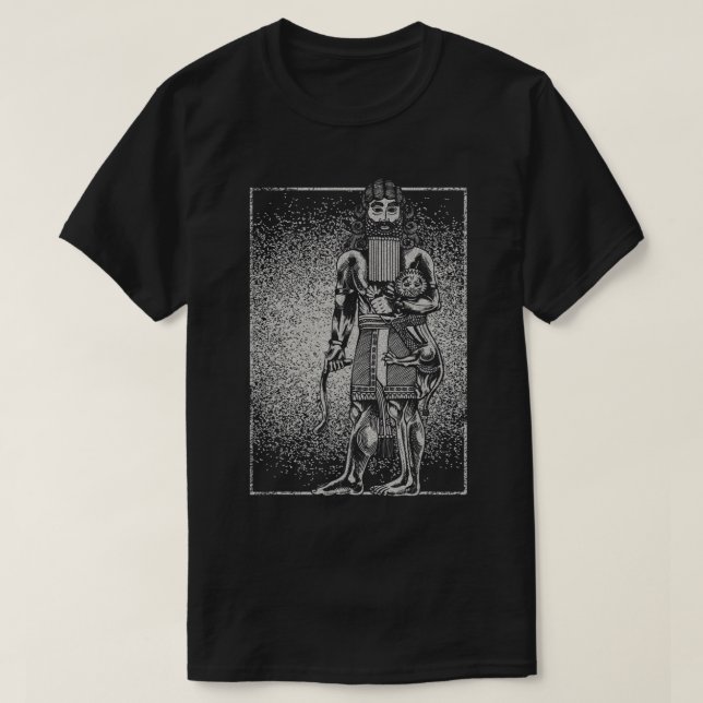 Gilgamesh - Ancient Sumerian Deity Anunnaki Giants T-Shirt (Design Front)
